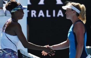 دخلت فاندفيجه المباراة بكل ثقة وتفاؤل أمام فينوس وليامز