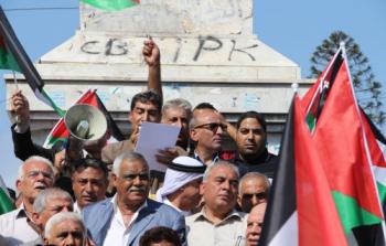 من فعالية وطنيون لانهاء االنقسام بغزة