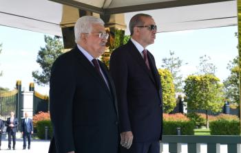 الرئيسان محمود عباس ورجب أردوغان