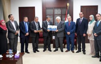 ديوان الرقابة مع الرئيس عباس