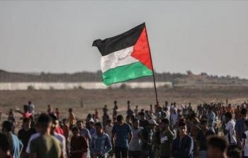 جانب من مسيرات العودة على حدود غزة - أرشيف