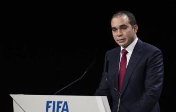 المرشح لرئاسة الاتحاد الدولي لكرة القدم (فيفا) الأمير علي بن الحسين