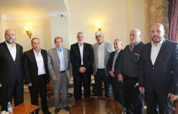 هنية يستقبل وفدا من جبهة التحرير الفلسطينية في بيروت