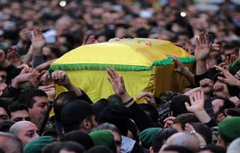 تششيع أحد قتلى حزب الله في سوريا