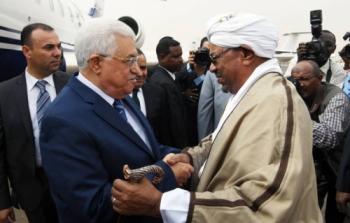 الرئيسان الفلسطيني والسوداني