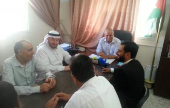 نواب محافظة شمال غزة يتفقدون مديرية التنمية الاجتماعية