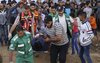 جرائم الاحتلال بحق مسيرات العودة شرق غزة اليوم