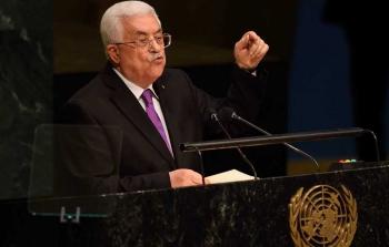 الرئيس الفلسطيني محمود عباس في كلمة سابقة بالأمم المتحدة