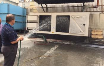 احتراق المولد الكهربائي 