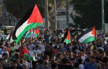 مسيرة للفصائل الفلسطينية