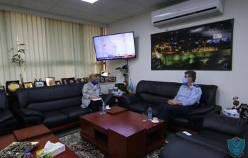 اللواء عطا الله ورئيسة بعثة الشرطة الأوروبية