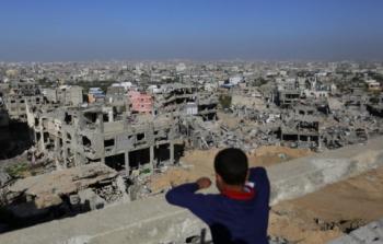 البيوت المدمرة بغزة