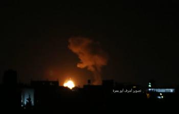 جيش الاحتلال يصدر بيانا بعد قصف غزة