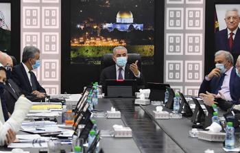 الجلسة الاسبوعية للحكومة الفلسطينية في رام الله