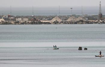 الصيادين في عرض بحر قطاع غزة