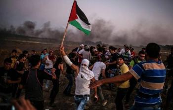 تظاهرات قرب حدود غزة