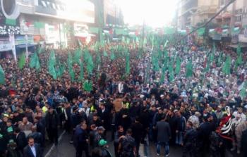 مهرجان انطلاقة حماس بغزة