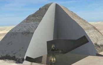 تصوير 3D لأحد الأهرامات المصرية