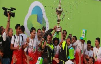 خلال تتويج شباب خانيونس بالكأس