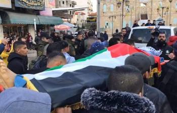 تشييع جثمان الشهيد بدر نافلة
