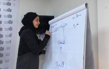 فلسطينيات تستعد لدوري مناظرات قطاع غزة