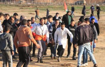 شهيد فلسطيني في مسيرات العودة شرق قطاع غزة - توضيحية