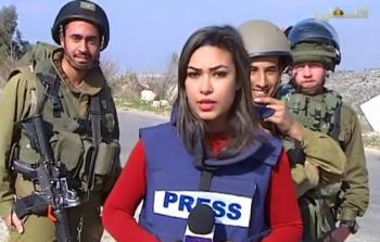 مراسلة تلفزيون فلسطين سارة العذراء
