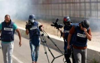 انتهاكات الاحتلال بحق الصحفيين - توضيحية