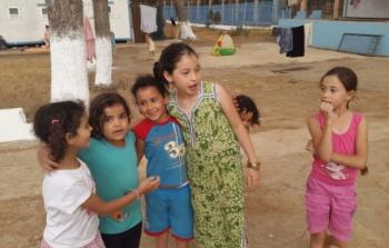 أطفال فلسطينيون