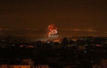 قصف اسرائيلي على قطاع غزة الليلة الماضية