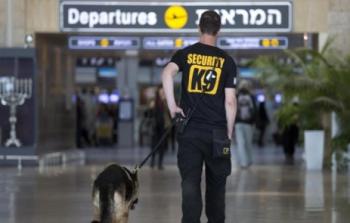 شرطي إسرائيلي في مطار بن غوريون بتل أبيب
