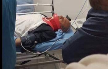 مدير المخابرات لحظة رقوده في المستشفى