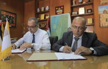 بلدية غزة توقع اتفاقية تعاون مع الكلية الجامعية