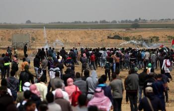 مسيرة العودة السلمية على حدود غزة
