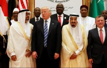 أمريكا تضع شرطًا للتمويل الخليجي للأونروا -دونالد ترامب وزعماء الخليج-