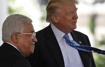 الرئيس الأميركي دونالد ترامب والرئيس الفلسطيني محمود عباس -ارشيف-