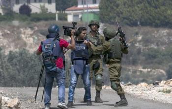 43 انتهاكًا احتلاليًا بحق الصحفيين الفلسطينيين خلال نوفمبر 2020