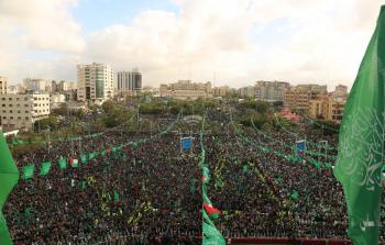مهرجان انطلاقة حماس في غزة العام الماضي