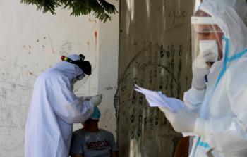 جانب من عمل الطب الوقائي في أريحا