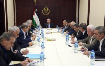 اجتماع اللجنة المركزية لحركة فتح في رام الله برئاسة الرئيس محمود عباس