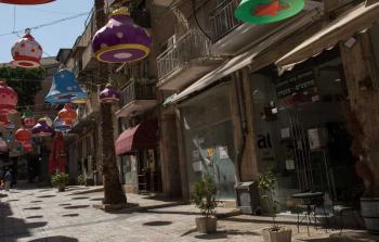 المحال الاقتصادية مغلقة في إسرائيل بسبب تفشي كورونا