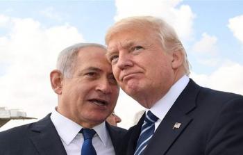 الرئيس الاميركي يدعم خطة صفقة القرن لاسرائيل