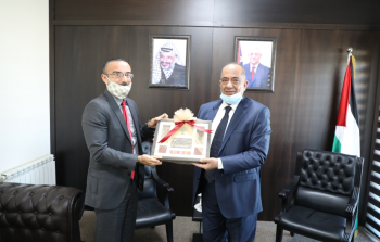 وزير العدل والقنصل الإيطالي لدى فلسطين- رام الله