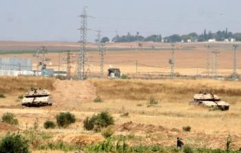 حدود غزة الشرقية -ارشيف-