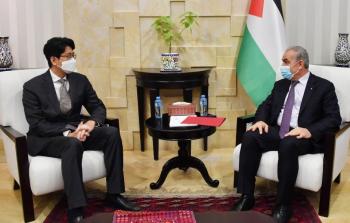 اشتية يستقبل ممثل كوريا الجديد 