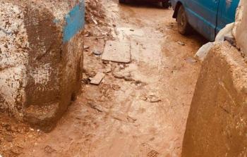 طريق المؤدي الى مدرسة جباليا وصرفند في صور