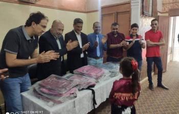 الكاتب شُراب يختتم مبادرة الحقائب المدرسية 