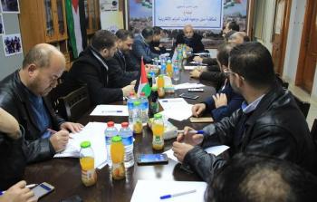  اجتماع عقده منتدى الإعلاميين الفلسطينيين