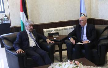 لقاء مجدلاني مع منسق الشؤون الإنسانية في الأراضي الفلسطينية