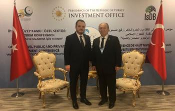 خالد العسيلي وزير الاقتصاد الوطني يلتقي رئيس مكتب الاستثمار في الرئاسة التركية 
